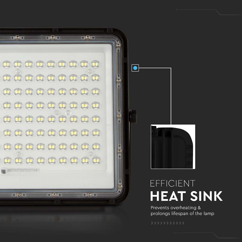 REFLECTOR CU INCARCARE SOLARA 20W 1800LM 6400K - NEGRU [14]
