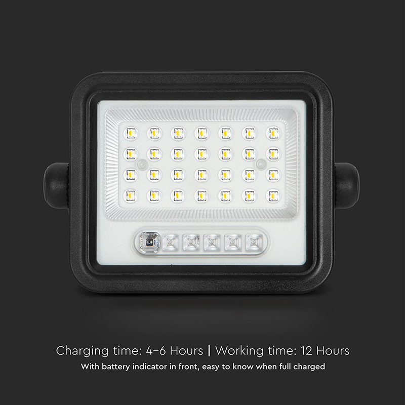 REFLECTOR CU INCARCARE SOLARA 50W 1200LM 7IN1 - NEGRU [4]