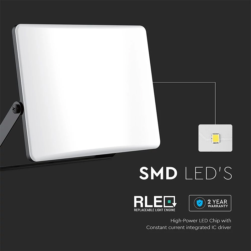 REFLECTOR LED SMD 100W 3IN1 IP65 CABLU NEGRU [4]