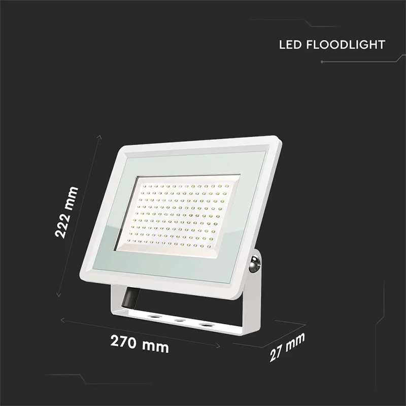 REFLECTOR LED SMD 100W 6400K IP65 - ALB [5]