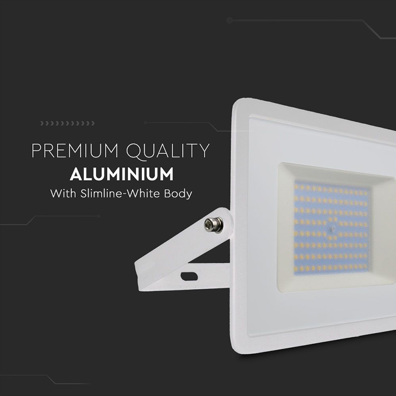 REFLECTOR LED SMD 100W 6500K IP65 - ALB [10]