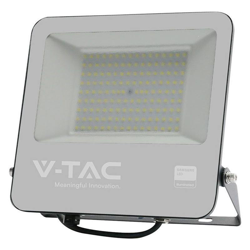 REFLECTOR LED SMD 100W 6500K IP65 CABLU 1M CIP SAMSUNG - NEGRU/GRI [2]