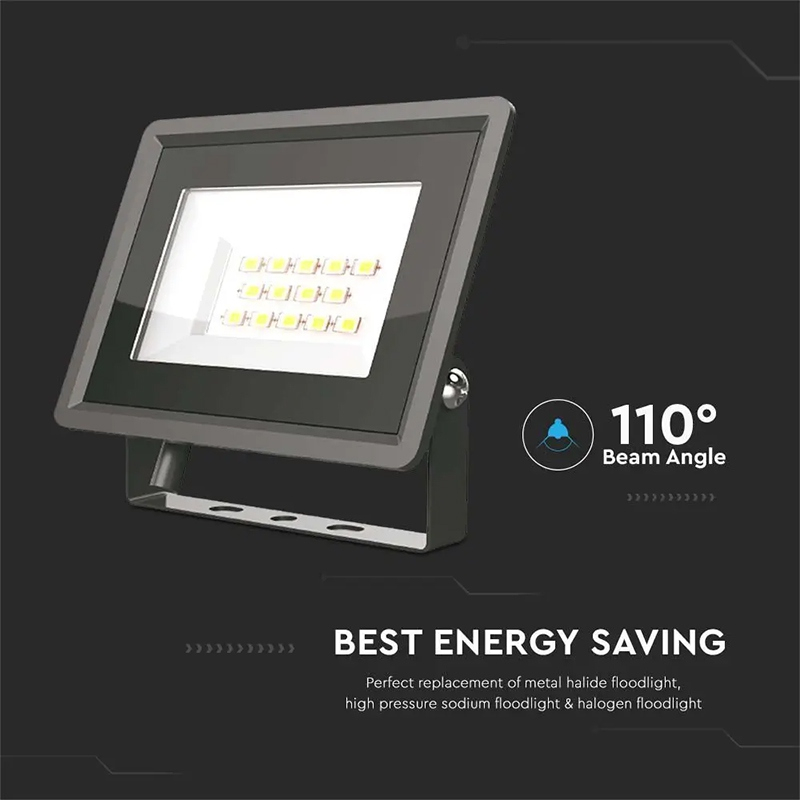 REFLECTOR LED SMD 10W 3000K IP65 - NEGRU [8]