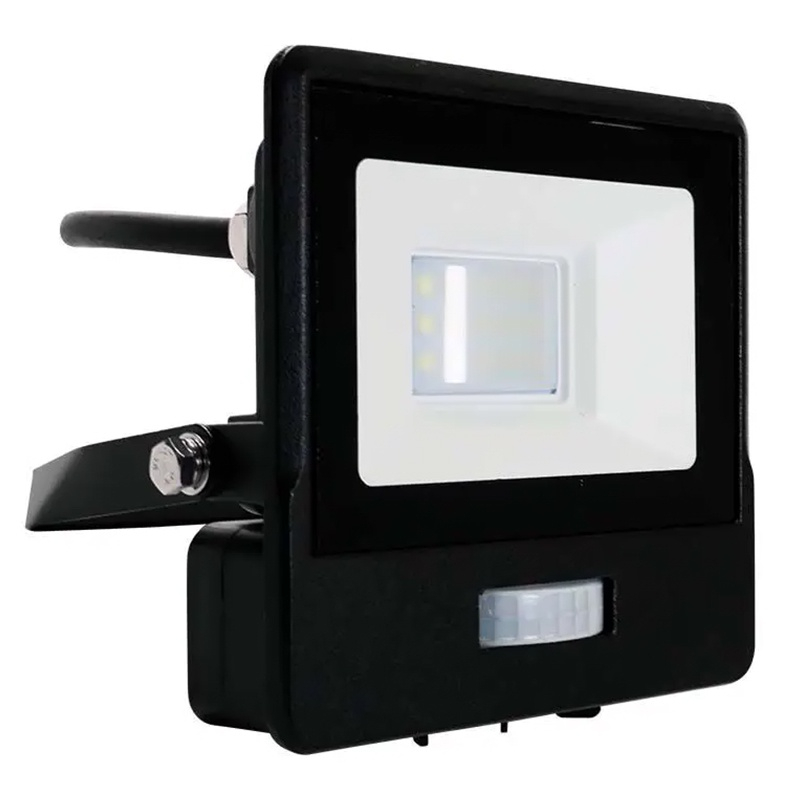 REFLECTOR LED SMD 10W 6400K IP65 CU SENZOR MISCARE - NEGRU [2]