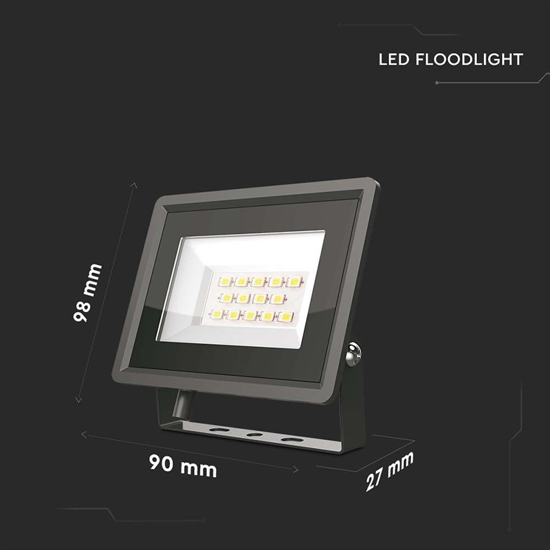 REFLECTOR LED SMD 10W 6400K IP65 - NEGRU [6]