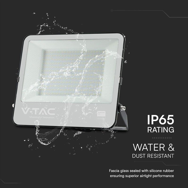 REFLECTOR LED SMD 200W 6500K IP65 CABLU 1M CIP SAMSUNG - NEGRU [10]
