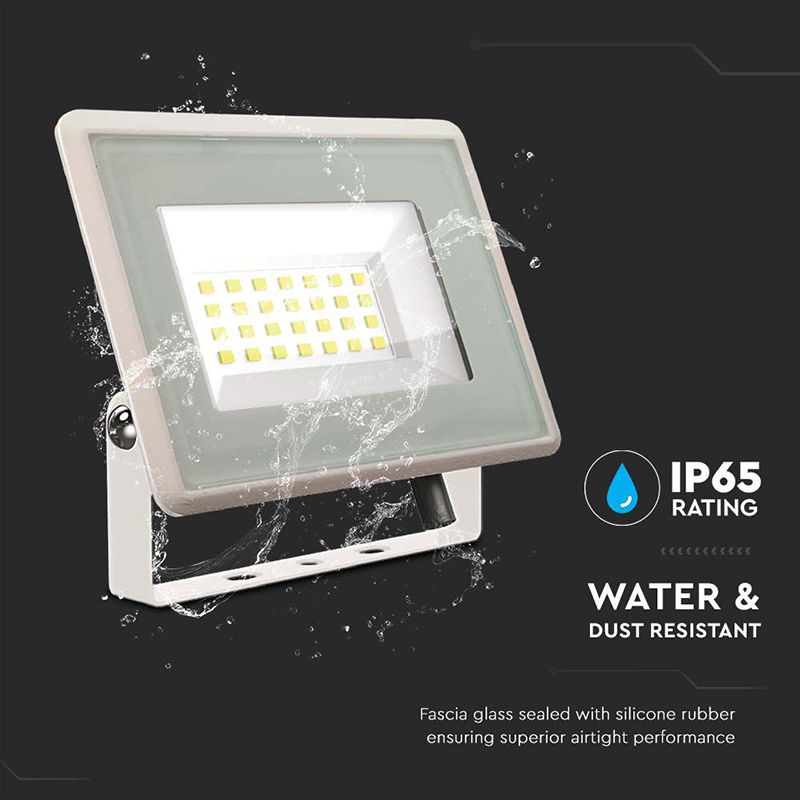 REFLECTOR LED SMD 20W 6500K IP65 - ALB [9]