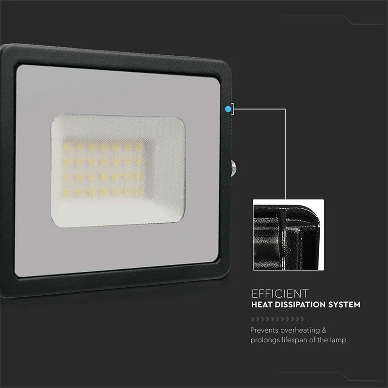 REFLECTOR LED SMD 30W 4000K IP65 - NEGRU [8]