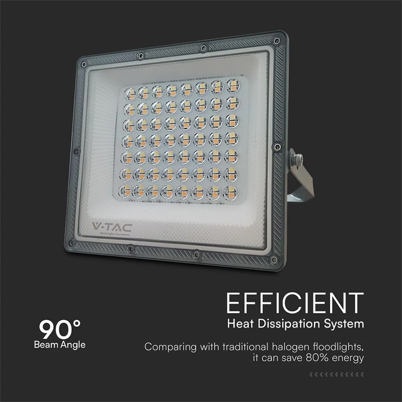 REFLECTOR LED SMD 50W 3IN1 IP65 CABLU - GRI [8]