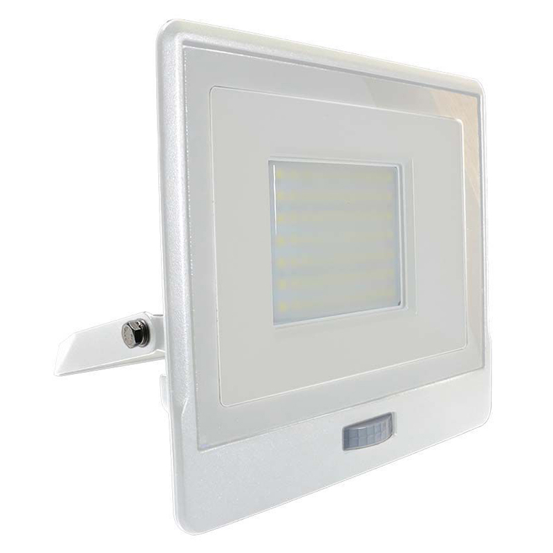 REFLECTOR LED SMD 50W 4000K IP65 CU SENZOR MISCARE - ALB [2]