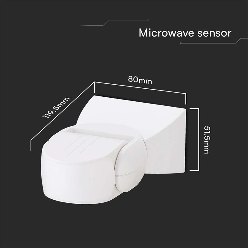 SENZOR DE MISCARE 300W 180GR IP65 - ALB [4]
