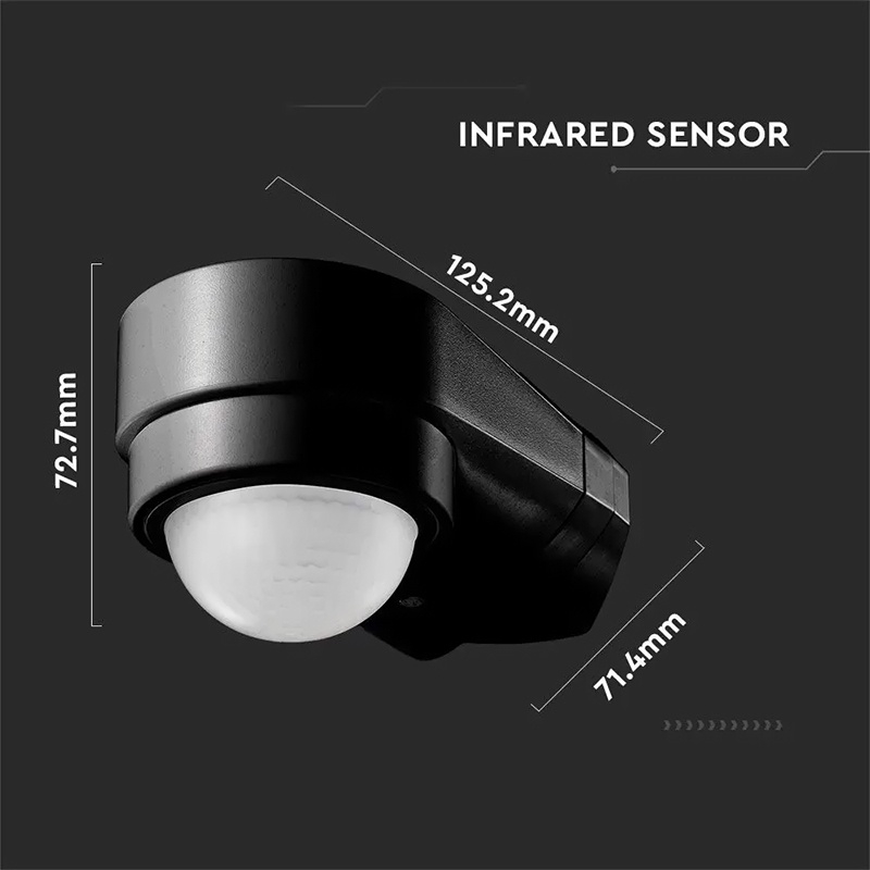 SENZOR DE MISCARE PE COLT 240GR - NEGRU [4]