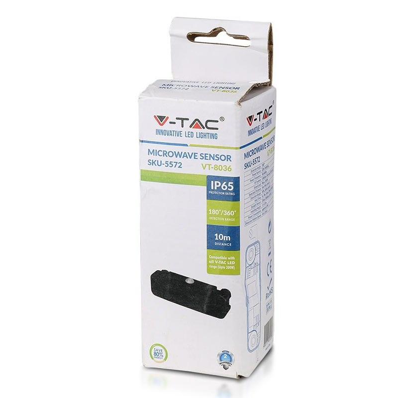SENZOR MISCARE PENTRU REFLECTOARE LED MAX 200W IP65,NEGRU [4]