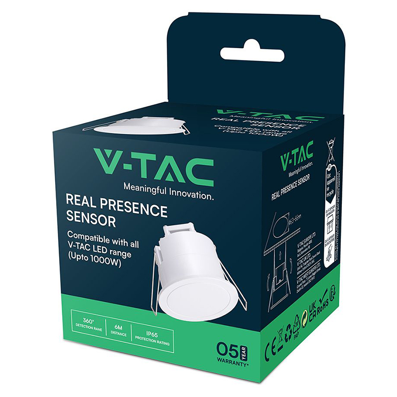 SENZOR PREZENTA ACOPERIRE 3M 1000W IP65 - ALB [3]