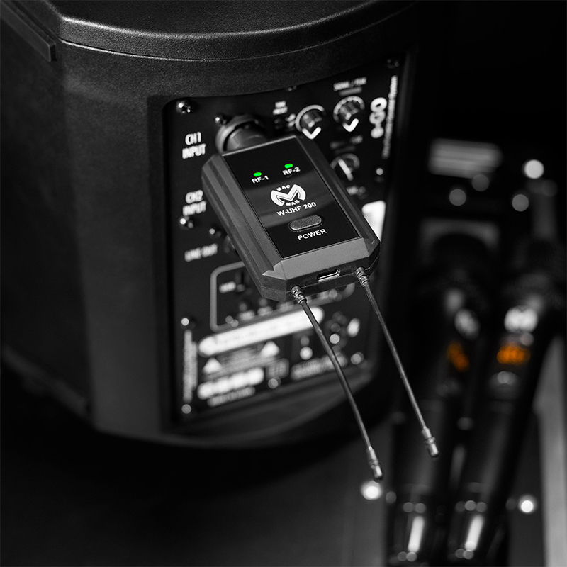 SET 2 MICROFOANE UHF WIRELESS [7]