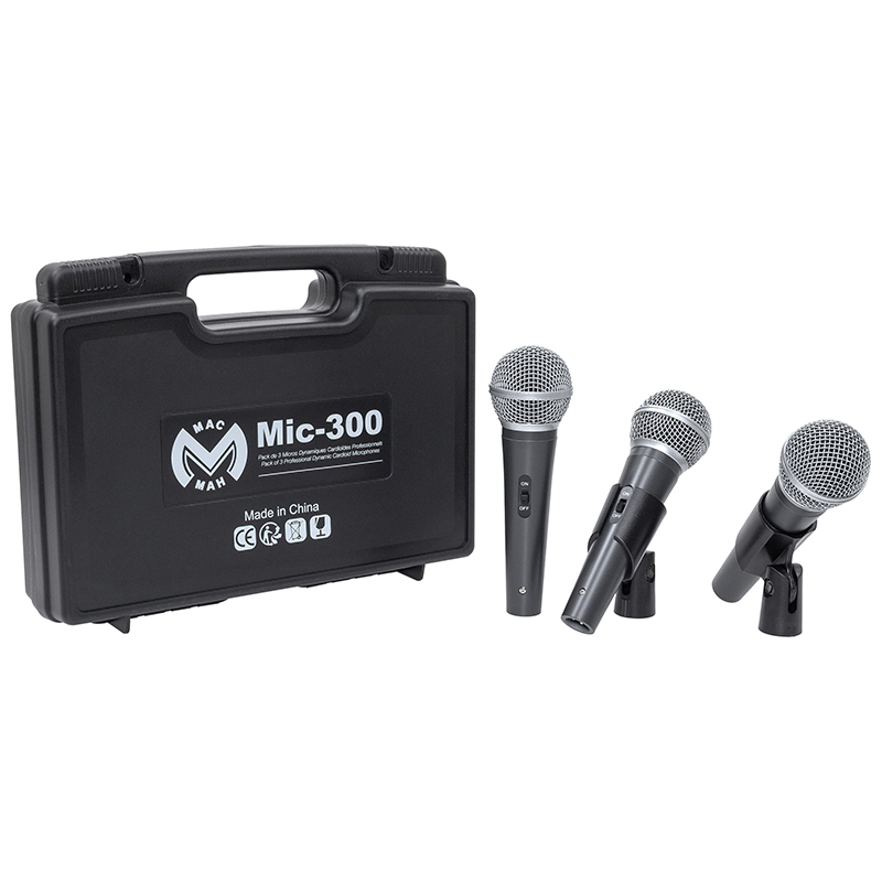 Set 3 Microfoane de Mână + 3 Nuci Microfon [5]