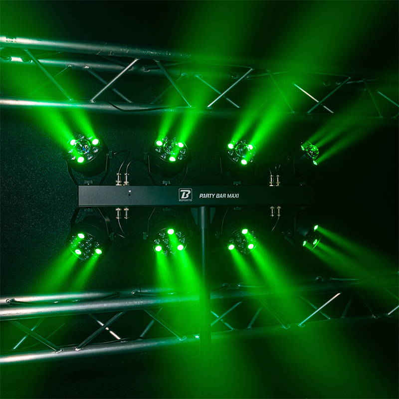 SET 8 PAR-URI 12X1W RGBW + TREPIED SI HUSE TRANSPORT [9]