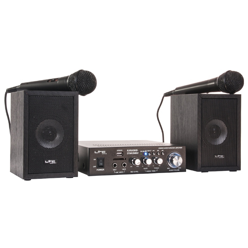 SET KARAOKE AMPLIFICATOR USB 2MIC+2 BOXE MODEL NOU [3]