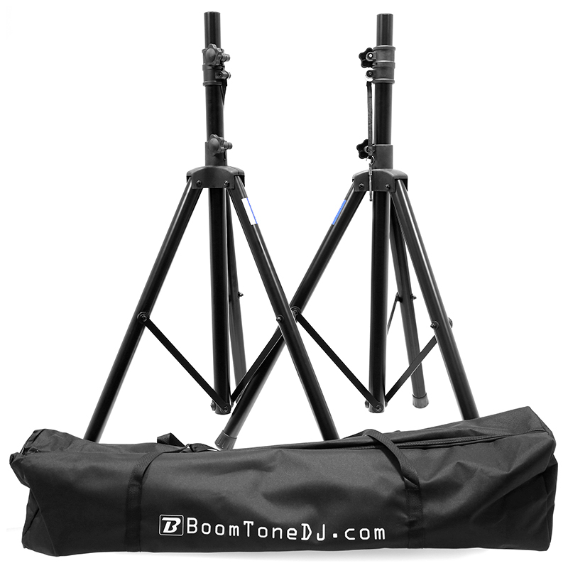 Set Suport Boxe Reglabil 100-160cm Max 30kg cu Husă Transport [3]