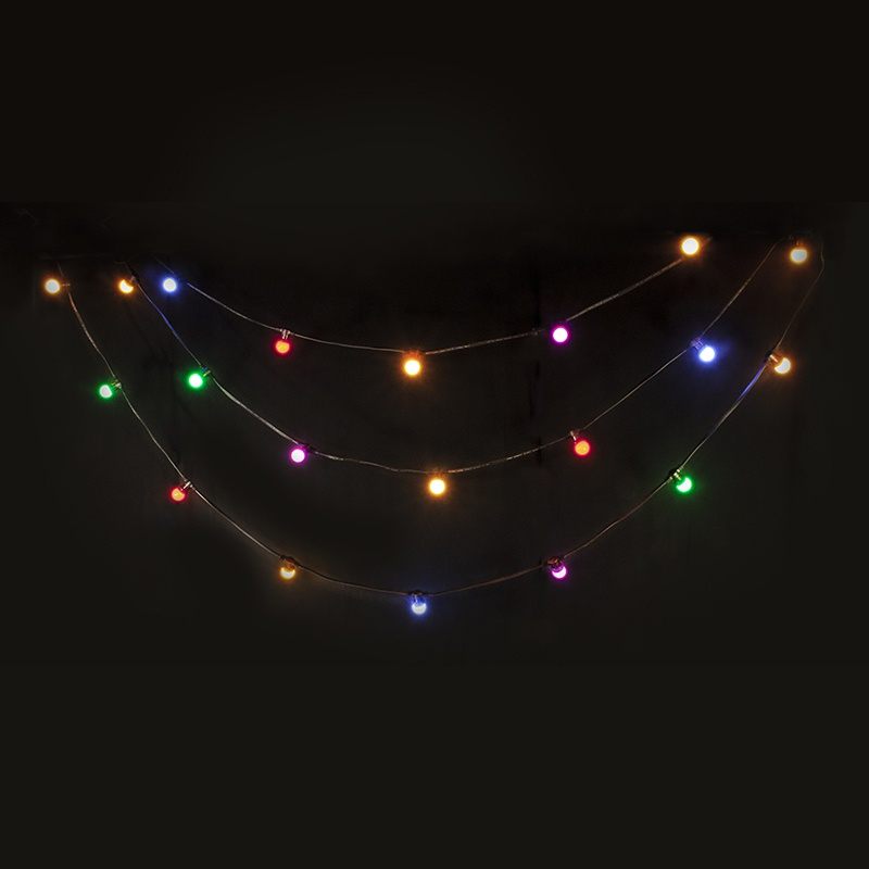 SIR ILUMINAT FESTIV 10M IP44 CU 20 BECURI LED COLORATE [3]