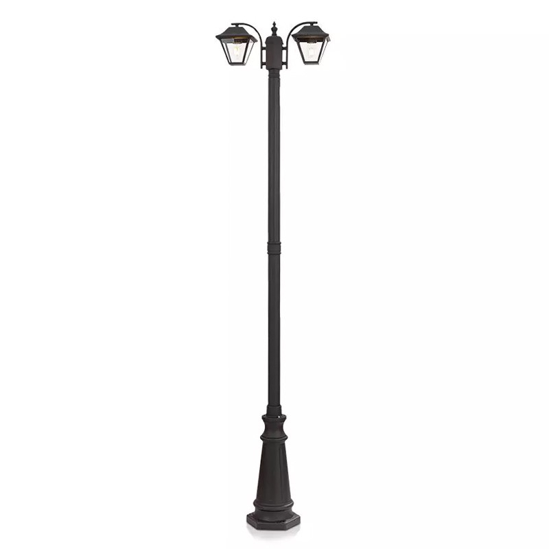 STALP ILUMINAT SOCLU 2XE27 228CM - NEGRU [2]