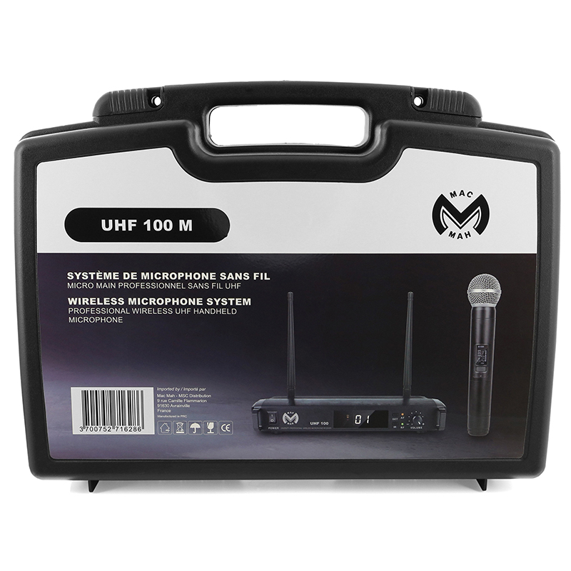 STATIE 1 MICROFON UHF DE MANA WIRELESS 660.69MHZ [6]
