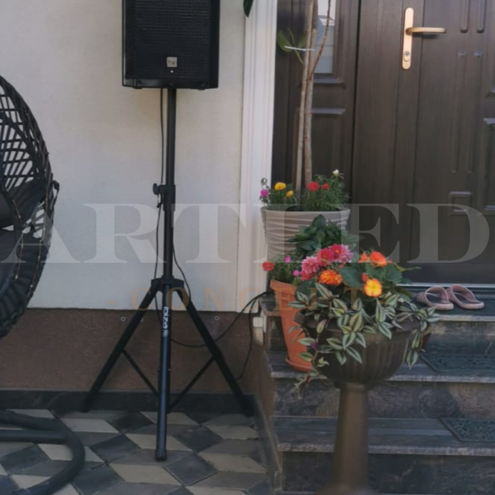 Set suport boxe profesionale 180 cm max 30 kg cu husa transport [2]