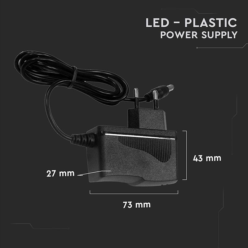 Sursă Alimentare LED 12V 18W 1.5A V-TAC pentru Benzi LED SKU-3237 [3]