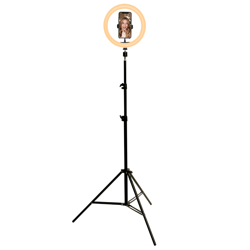 TREPIED SELFIE CU LAMPA CIRCULARA LED 5W 10''/25CM [2]