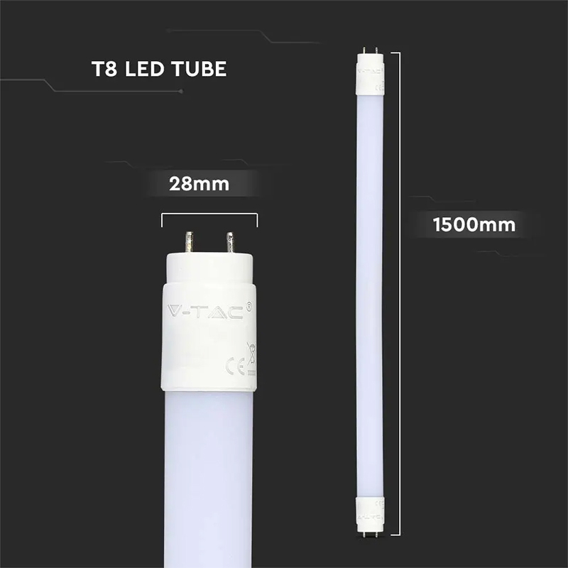 TUB LED T8 G13 PLASTIC 20W 150CM 6500K ALB RECE, CIP SAMSUNG [4]
