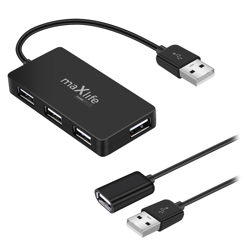 USB HUB 4 USB CABLU 0.15M + CABLU 1.5M [2]