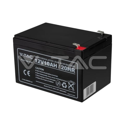 Electrice - Acumulator Gel Plumb 12V 10Ah 20HR 151x98x101mm V-TAC SKU-23452