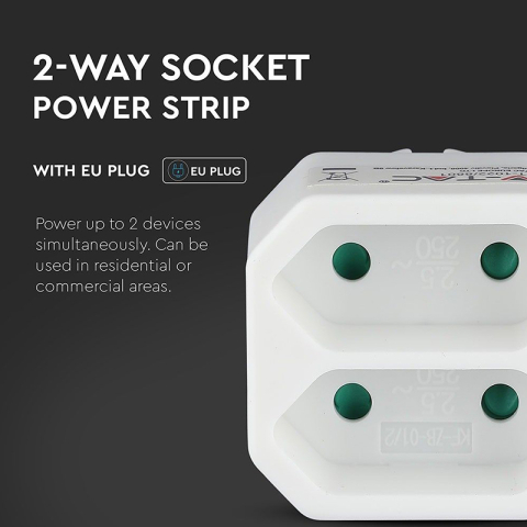 ADAPTOR 2 PRIZE 2X16A MAX 1100W [6]