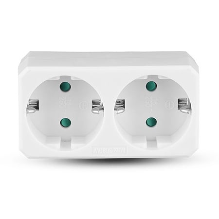 Adaptoare priza - ADAPTOR 2 PRIZE 2X16A MAX 2300W