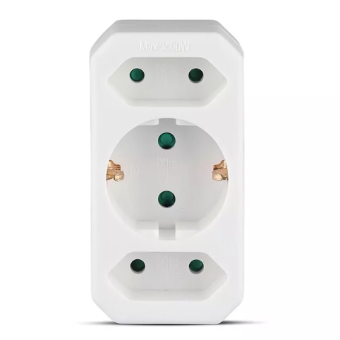 ADAPTOR 3 PRIZE 1X16A 2x2.5A MAX 3500W [1]