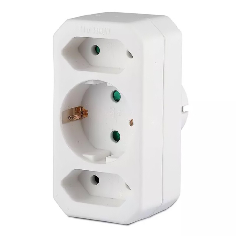 ADAPTOR 3 PRIZE 1X16A 2x2.5A MAX 3500W [3]