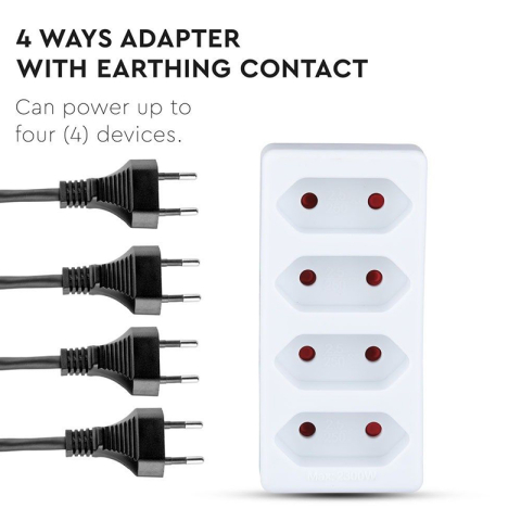 ADAPTOR 4 PRIZE 4X2.5A MAX 3680W [7]