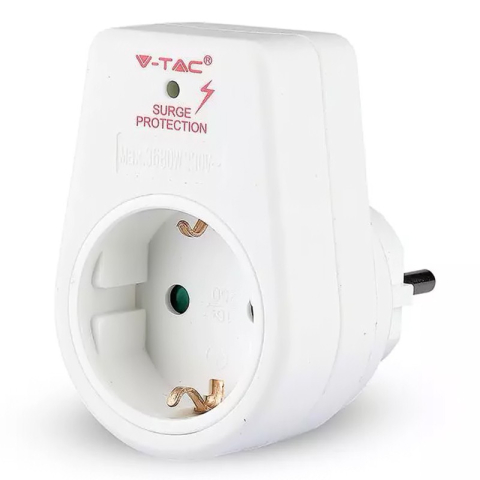 ADAPTOR PRIZA CU PROTECTIE LA SUPRATENSIUNE 16A 3680W MAX [2]