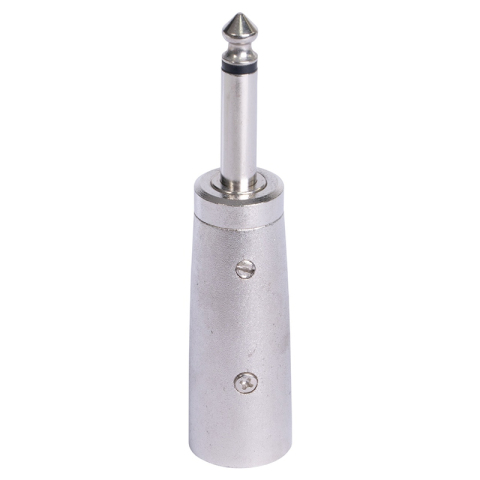 ADAPTOR XLR TATA - JACK 6.35 TATA MONO METAL [3]