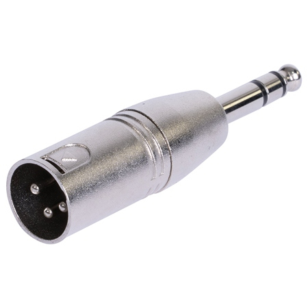 Conectica - ADAPTOR XLR TATA - JACK 6.35 TATA STEREO METAL