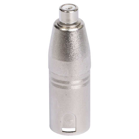 ADAPTOR XLR TATA - RCA MAMA METAL [3]