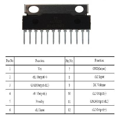 Componente Electronice - AMPLIFICATOR AUDIO DUAL 2X3 W