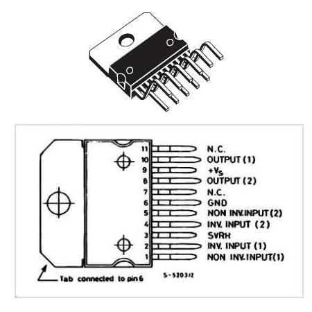 Circuite integrate - AMPLIFICATOR AUDIO STEREO 2X10W