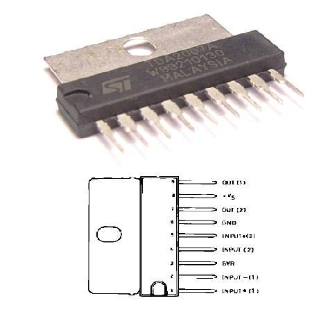 Circuite integrate - AMPLIFICATOR AUDIO STEREO 2X7 W