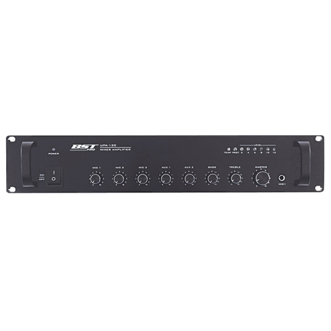 AMPLIFICATOR LINIE 100V 120W 3MIC/ 2AUX [1]
