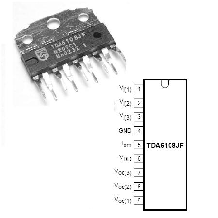 Componente Electronice - AMPLIFICATOR VIDEO TRIPLU