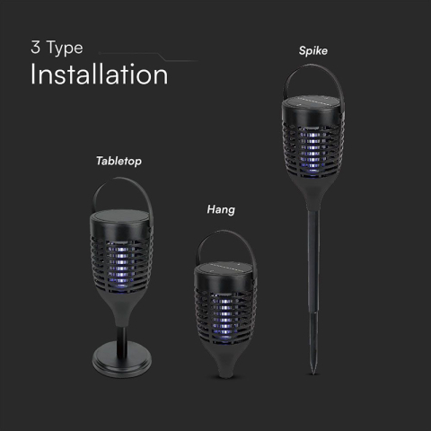APARAT ANITI-INSECTE CU INCARCARE SOLARA 3IN1 1.3W [11]