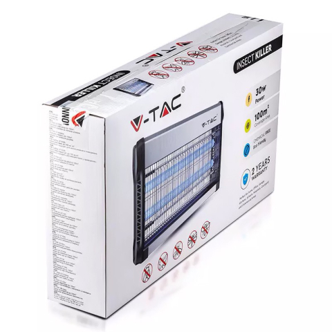 APARAT ANTI-INSECTE CU LUMINA UV 2X15W [3]