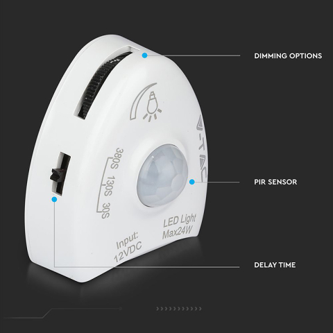 BANDA LED 3W CU SENZOR MONTAJ SUB PAT SINGLE [3]