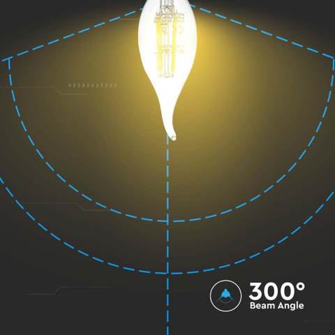 BEC E14 CU FILAMENT LED 4W 3000K [5]